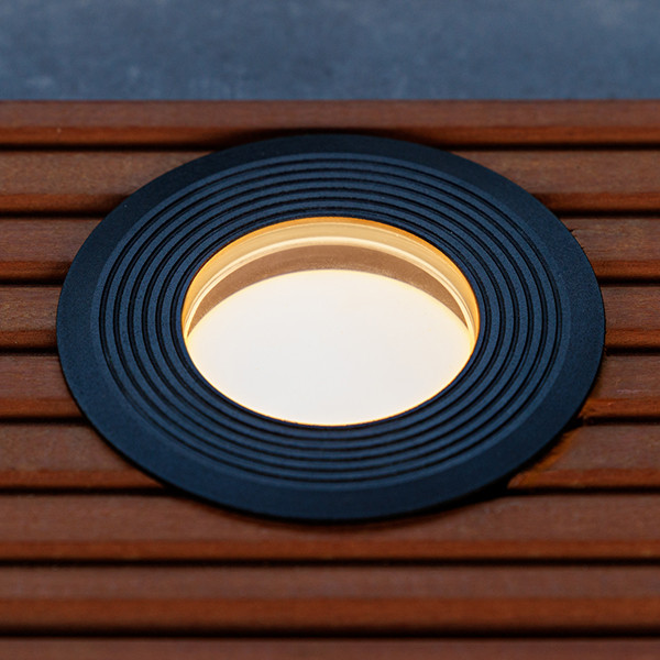 Lightpro Decklight 12V | Onyx 90 RA | 2700K | 50 lumen | IP67 | Antraciet | 2W  LLP00040 - 4