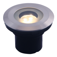 Lightpro Grondspot 12V | Agate | 3000K | 230 lumen | IP67 | Zilvergrijs | 2.6W  LLP00043