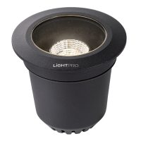 Lightpro Grondspot 12V | Atik R1 | 3000K | 950 lumen | IP67 | Zwart | 9W  LLP00041