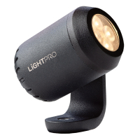 Lightpro Spot 12V | Juno 2 | 3000K | 200 lumen | IP67 | Antraciet | 1.5W  LLP00022