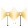 Lightpro Tuinlantaarn 12V | Eros Hi | Filament | 2200K | 300 lumen | IP44 | Zwart | 3.5W  LLP00009 - 4