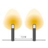 Lightpro Tuinlantaarn 12V | Oberon Lo | 3000K | 400 lumen | IP44 | Antraciet | 4W  LLP00004 - 3