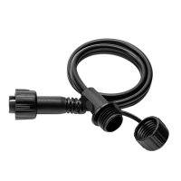 Lightpro Verlengkabel 12V | 0.3 meter | Zwart  LLP00073