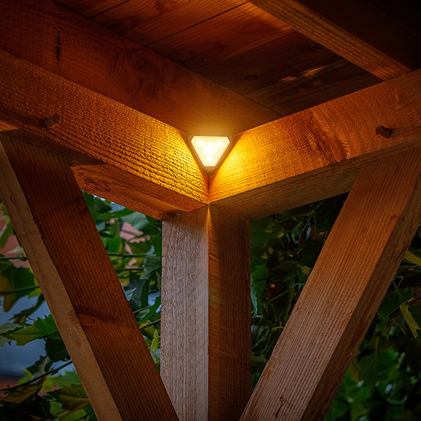 Lightpro Wandlamp 12V | Tiga Corner | 2700K | 225 lumen | IP44 | Zwart | 3.5W  LLP00031 - 4