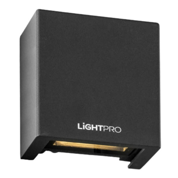 Lightpro Wandlamp 12V | Tiga Wall | 3000K | 450 lumen | IP67 | Zwart | 4W  LLP00032 - 1