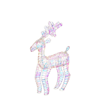 Luca Lighting Decoratie Hert 30 x 50 cm | Multicolor | 3x AA | House of Seasons  LBB00055
