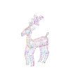 Decoratie Hert 30 x 50 cm | Multicolor | 3x AA | House of Seasons