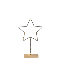 Luca Lighting Decoratie ster 29.5 cm | Warm wit | Batterij | House of Seasons  LBB00089