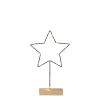 Decoratie ster 29.5 cm | Warm wit | Batterij | House of Seasons