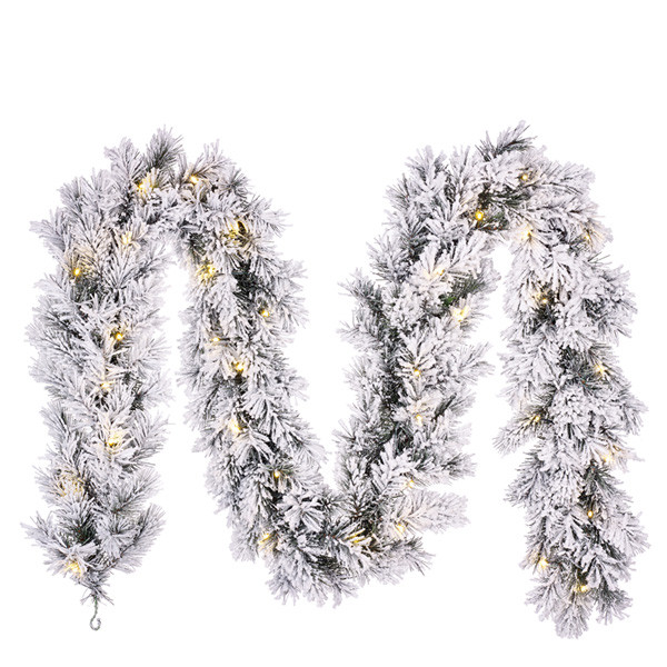 Luca Lighting Guirlande 2.7 meter | Dinsmore | Besneeuwd | 35 lampjes | Black Box Trees  LBB00108 - 1