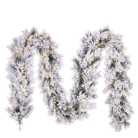 Luca Lighting Guirlande 2.7 meter | Dinsmore | Besneeuwd | 35 lampjes | Black Box Trees  LBB00108