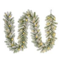 Luca Lighting Guirlande 2.7 meter | Nigata | Besneeuwd | 40 lampjes | Black Box Trees  LBB00110