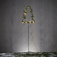 Kerstboom op tuinsteker | 1 meter | Warm wit | Luca Lighting LBB00181