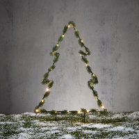 Kerstboom op tuinsteker | 40 cm | Warm wit | Luca Lighting LBB00178