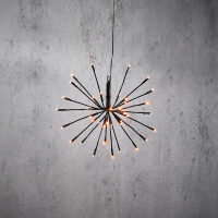 Luca Lighting Kersthanger vuurwerk | Warm wit | Ø 30 cm | 42 leds | IP44 | Luca Lighting  LBB00112