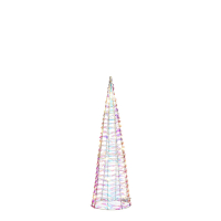 Luca Lighting Kerstkegel 40 cm | Multicolor | 3x AA | House of Seasons  LBB00059