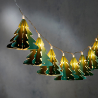 Luca Lighting Kerstsnoer boom | Warm wit | Groen | 10 lampjes op batterij | Luca Lighting  LBB00077