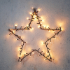 Kerstster hangend | 38 cm | Warm wit | 80 lampjes | Geschikt voor buiten | Luca Lighting
