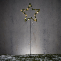 Kerstster op tuinsteker | 1 meter | Warm wit | Luca Lighting LBB00180