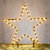 Kerstster op tuinsteker | 73 cm | 86 lampjes | Warm wit | Luca Lighting LBB00197 - 1
