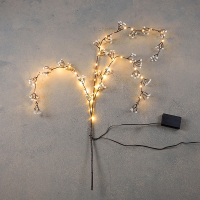 Kersttak | Extra warm wit | 40 lampjes | Wit | Luca Lighting LBB00171