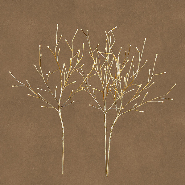 Kersttakken | 75 x Ø 30 cm | Extra Warm Wit | Wit | Luca Lighting LBB00269 - 1