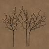 Kersttakken | 75 x Ø 30 cm | Extra Warm Wit | Zwart | Luca Lighting LBB00268 - 1