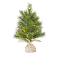 Luca Lighting Kunstkerstboom 45 cm | Glendon | 10 lampjes | 26 Tips | Black Box Trees  LBB00095