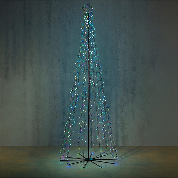 LED Kerstboom 185 cm | Multicolor | 560 lampjes | Geschikt voor buiten | Luca Lighting LBB00155 - 1
