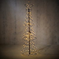 LED Kerstboom 2.10 cm | Warm wit | 490 lampjes | Geschikt voor buiten | Luca Lighting LBB00071