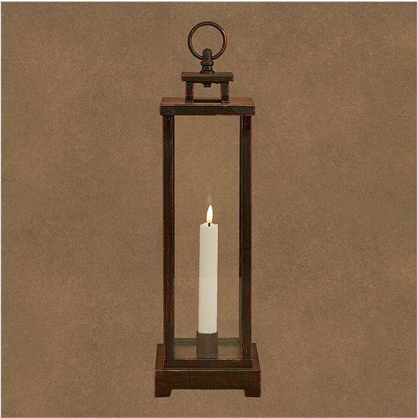 Luca Lighting Lantaarn Kaars | 40 x 12 cm | Warm Wit | Zwart LBB00272 - 1