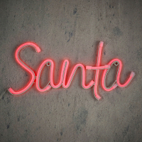Neon Santa | Rood | Luca Lighting LBB00203