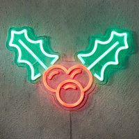 Neon hulst | Rood/groen | Luca Lighting LBB00209