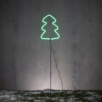 Neon kerstboom op tuinsteker | 91 cm | Groen | Luca Lighting LBB00176