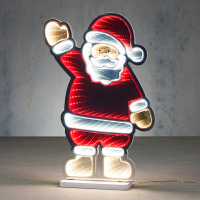Neon kerstman | 40 cm | Warm wit | 239 lampjes | Luca Lighting LBB00173