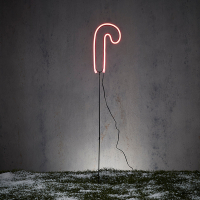 Neon zuurstok op tuinsteker | 93.5 cm | Rood | Luca Lighting LBB00177