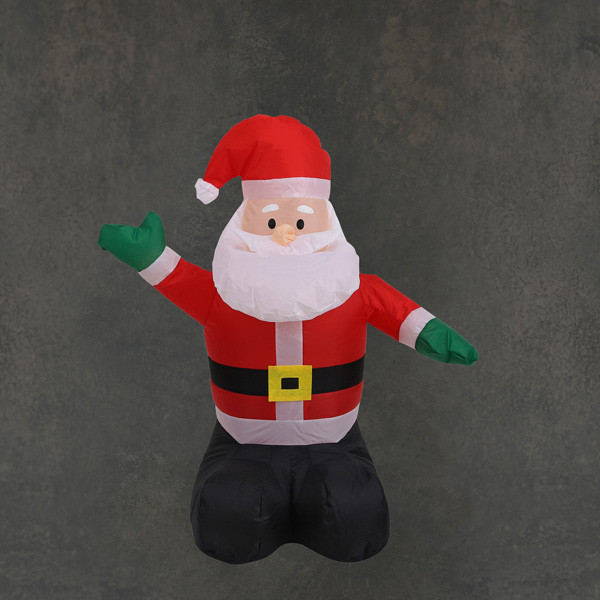 Luca Lighting Opblaasbare kerstman 80 cm | Geschikt voor buiten | Rood  LBB00041 - 1