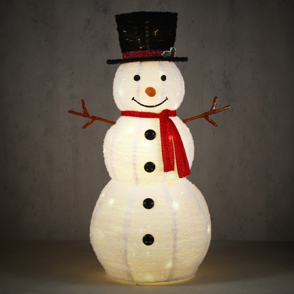 Luca Lighting Opblaasbare sneeuwpop 120 cm | Geschikt voor buiten | Wit  LBB00045 - 1