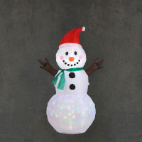 Luca Lighting Opblaasbare sneeuwpop 120 cm | Geschikt voor buiten | Wit  LBB00053