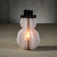 Luca Lighting Sneeuwman 20 cm | Warm wit | 1x CR2032 | Luca Lighting  LBB00129