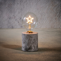 Luca Lighting Tafellamp kerstster 18 cm | Warm wit | 3x AAA | Luca Lighting  LBB00121