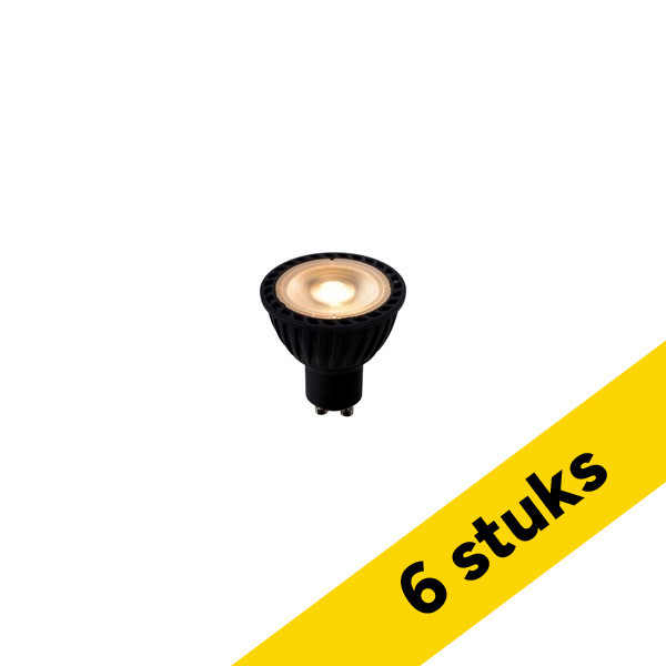 Aanbieding: 6x Lucide GU10 LED spot | 2200-2500-2700K | 3-staps dimbaar | CRI >95 | 5W (35W) LLU20289 - 1