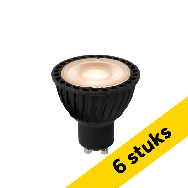 Aanbieding: 6x Lucide GU10 LED spot met sensor | Dag/Nacht sensor | 2700K | 5W (35W) LLU20275 - 1