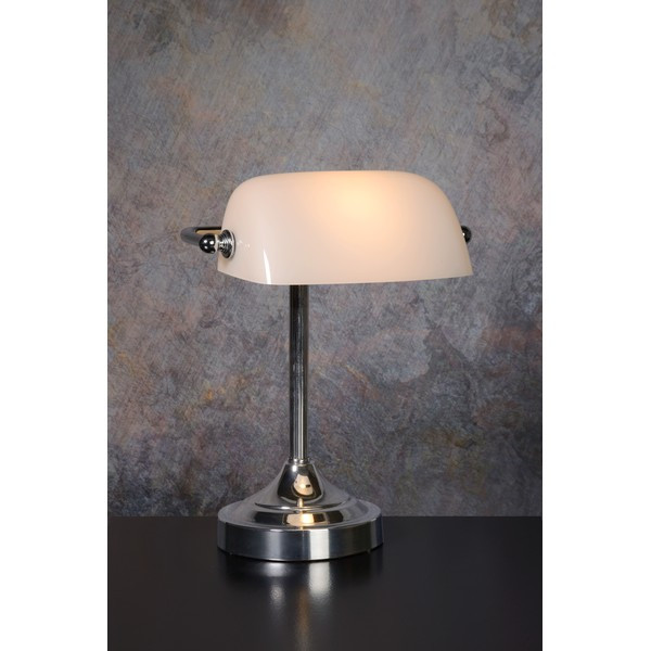 Lucide Bureaulamp E14 | Banker | Chroom LLU20038 - 1
