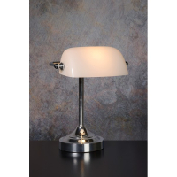 Lucide Bureaulamp E14 | Banker | Chroom LLU20038
