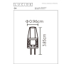 Lucide G4 LED capsule | 2700K | 1.5W (15W) LLU20133 - 2
