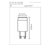 Lucide G9 LED capsule | 2700K | Dimbaar | 3W (25W) LLU20155 - 4