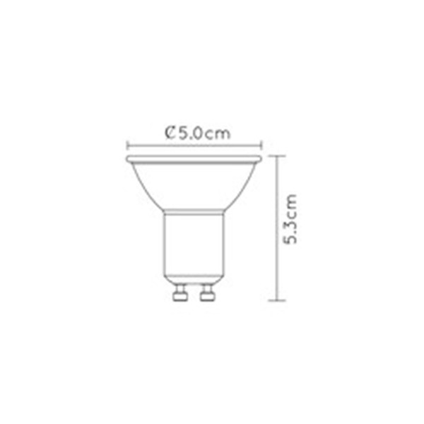 Lucide GU10 LED spot | 2200-2500-2700K | 3-staps dimbaar | CRI >95 | 5W (35W) LLU20286 - 9