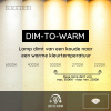 Lucide GU10 LED spot | 2200-3000K | Dim to warm | CRI >95 | 12W (75W) LLU20114 - 3