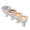 Lucide GU10 LED spot | 2200-3000K | Dim to warm | CRI >95 | 5W (35W) LLU20282 - 4